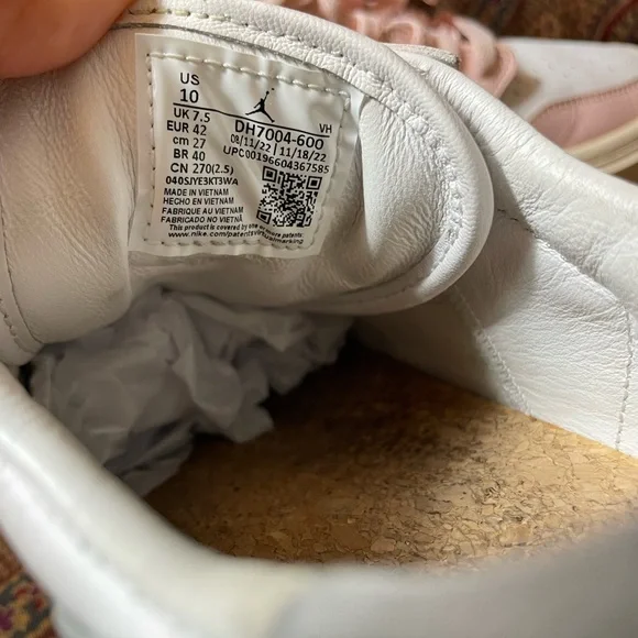 Nike Air Jordan 1 Elevate Low Pink White Womens - Picture 9 of 9